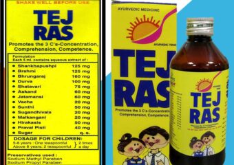 tejras is brain tonic made by sandu pharmaceuticals for children