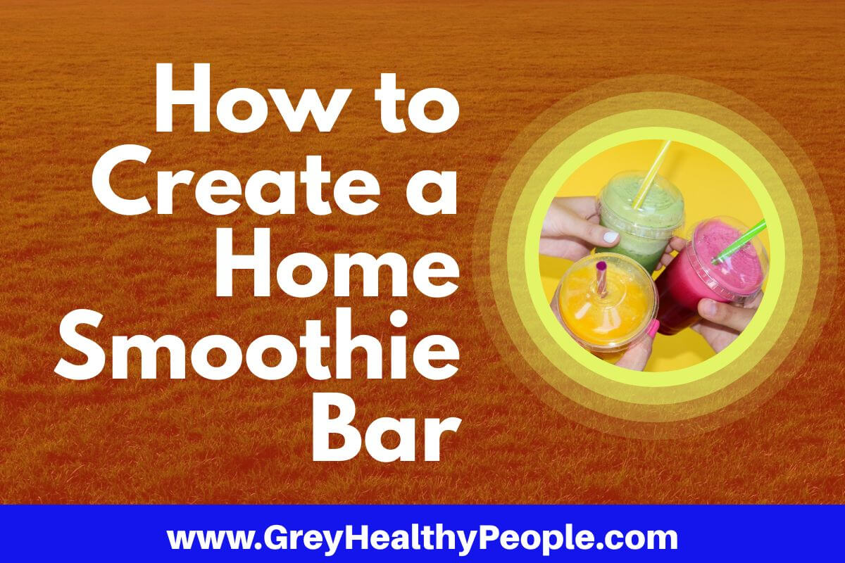 how to setup a home smoothie bar